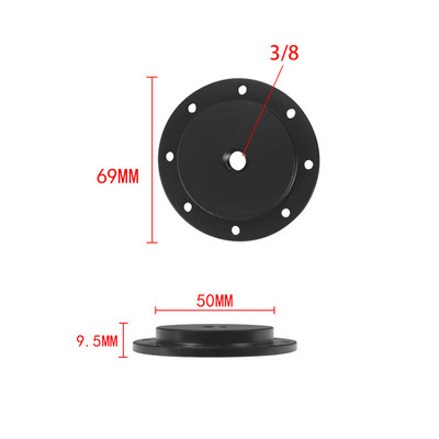 Adaptor trepied 1/4 3/8 Suport de perete cu bază fixă Suport de prindere Montare de conectare Camera de conectare Braț magic Monitor Lumină Bliț Placă de pizza în aer liber