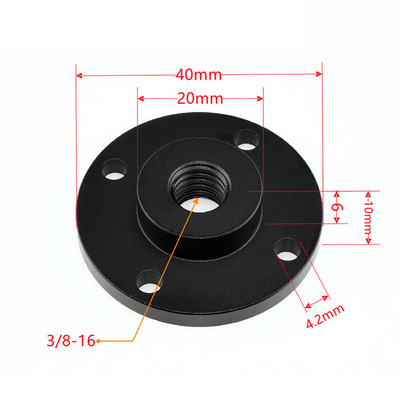 Adaptor trepied 1/4 3/8 Suport de perete cu bază fixă Suport de prindere Montare de conectare Camera de conectare Braț magic Monitor Lumină Bliț Placă de pizza în aer liber