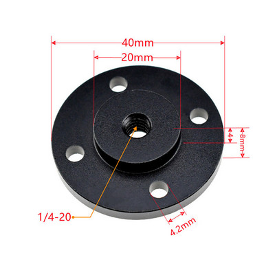 Adaptor trepied 1/4 3/8 Suport de perete cu bază fixă Suport de prindere Montare de conectare Camera de conectare Braț magic Monitor Lumină Bliț Placă de pizza în aer liber