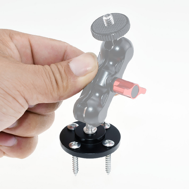 Adaptor trepied 1/4 3/8 Suport de perete cu bază fixă Suport de prindere Montare de conectare Camera de conectare Braț magic Monitor Lumină Bliț Placă de pizza în aer liber