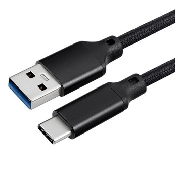USB3.2 10Gbps кабел USB Type A към USB C 3.1/3.2 Gen2 кабел Пренос на данни USB C SSD Кабел за твърд диск 3A 60W QC 3.0 Бързо зареждане