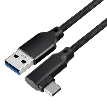USB3.2 10Gbps кабел USB Type A към USB C 3.1/3.2 Gen2 кабел Пренос на данни USB C SSD Кабел за твърд диск 3A 60W QC 3.0 Бързо зареждане