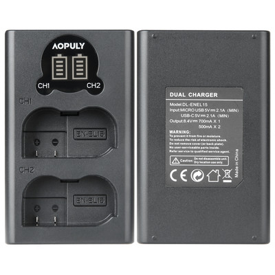 EN-EL15 ENEL15 EN EL15 MH-25 Зарядно устройство за батерии за цифров фотоапарат за Nikon D800 D800E D810 D810A D850 D7000 D7100 D7200 D75001 V1