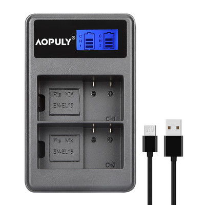 EN-EL15 ENEL15 EN EL15 MH-25 digitālās kameras akumulatora lādētājs Nikon D800 D800E D810 D810A D850 D7000 D7100 D7200 D75001 V1