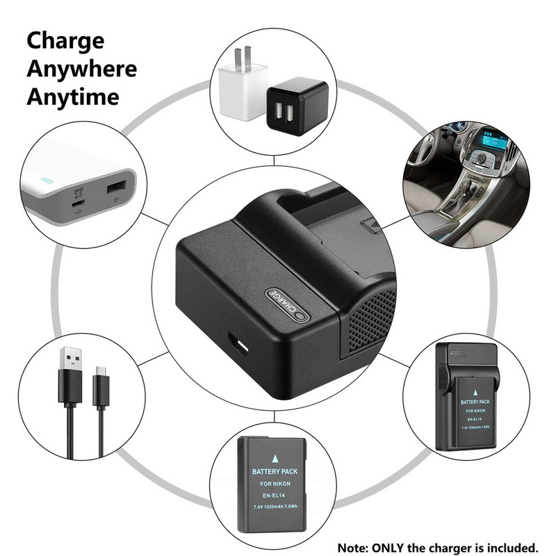 LP-E6 LPE6 LP-E6N LP-E6NH akumuliatoriaus įkroviklis, suderinamas su CANON EOS 7D Mark II 60D 60Da 70D 80D XC10