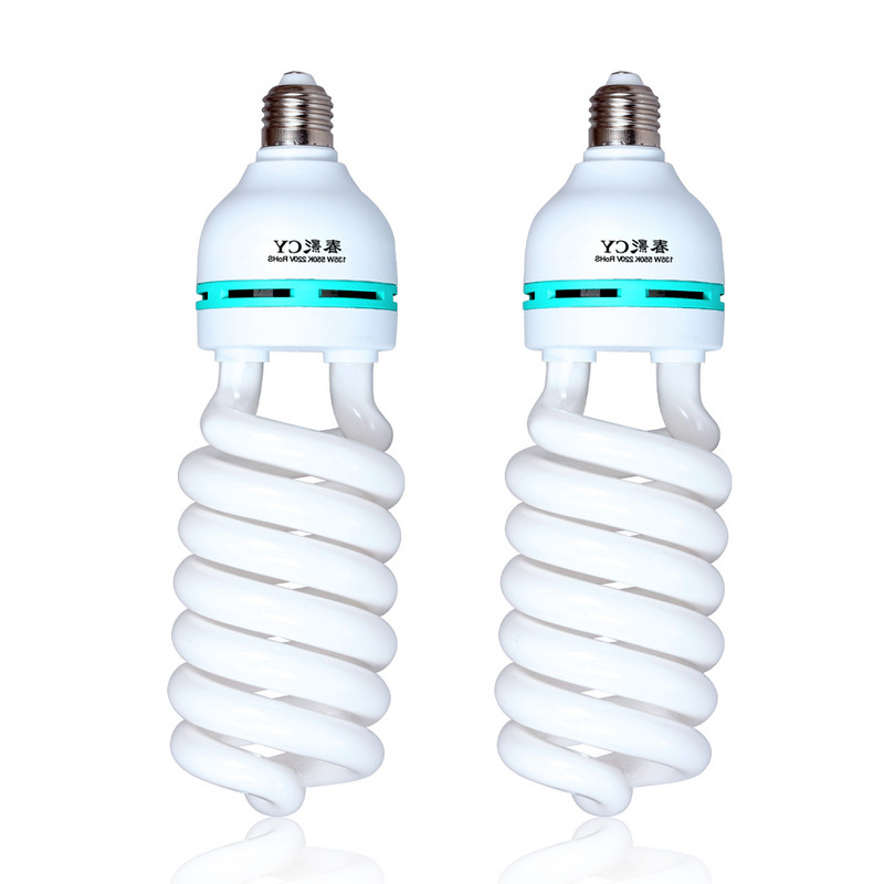 SH 2tk 135w fotograafia pirn Lambi valgustus Softbox Soft Box 5500k Light CFL Balance päevavalgus fotovideostuudio pildistamiseks