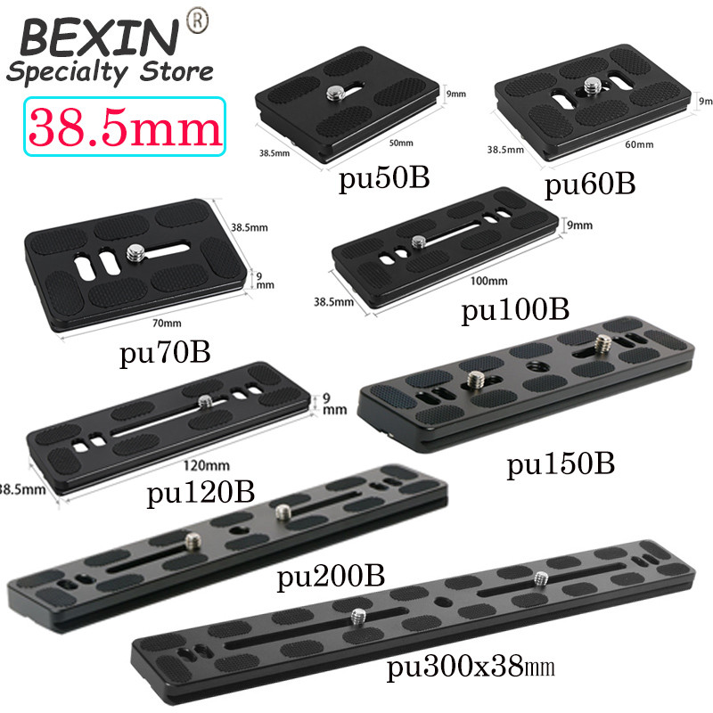 kameras statīva ātrās atbrīvošanas plāksne ar 1/4 skrūves pamatnes kameras montāžas plāksni, kas piemērota SLR kameras arca Šveices lodgalvas statīvam
