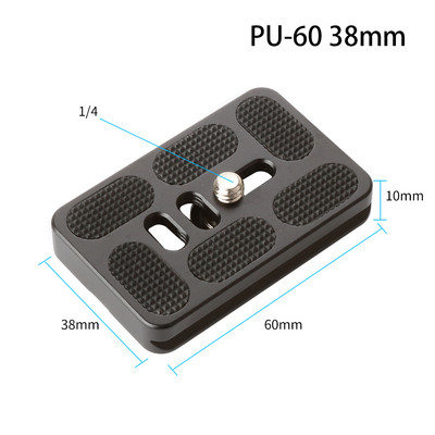 Univerzális állvány egylábú PU-40 gyorskioldó lemez PU-50 60 70 háromlábú gömbfej Arca Swiss 1/4 hüvelykes csavaros kamera tartozékok