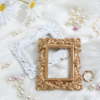 Life Photo Shooting Ins Rekviziti za fotografije Retro okvir za fotografije Studijski dodaci za nakit Prsten Ogrlica Naušnice Ruž za usne foto