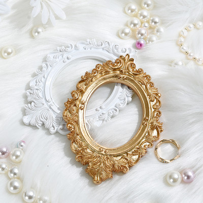 Life Photo Shooting Ins Rekviziti za fotografije Retro okvir za fotografije Studijski dodaci za nakit Prsten Ogrlica Naušnice Ruž za usne foto