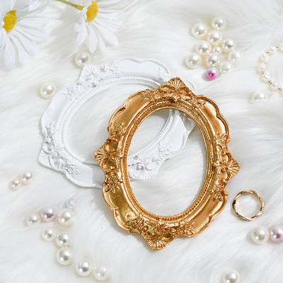 Life Photo Shooting Ins Rekviziti za fotografije Retro okvir za fotografije Studijski dodaci za nakit Prsten Ogrlica Naušnice Ruž za usne foto