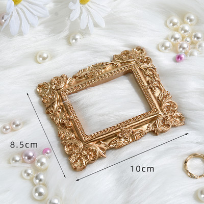 Life Photo Shooting Ins Rekviziti za fotografije Retro okvir za fotografije Studijski dodaci za nakit Prsten Ogrlica Naušnice Ruž za usne foto