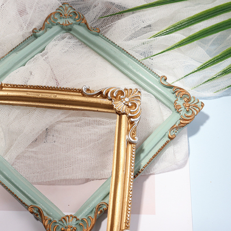 Life Photo Shooting Ins Rekviziti za fotografije Retro okvir za fotografije Studijski dodaci za nakit Prsten Ogrlica Naušnice Ruž za usne foto