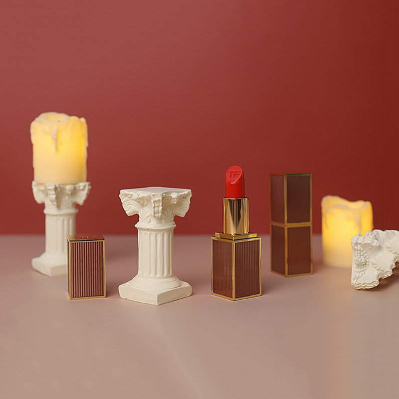Mini szimuláció római oszlopok mesterséges gyertya INS fotózáshoz, fotózási kellékek fotóstúdió háttérdísz Fotografia