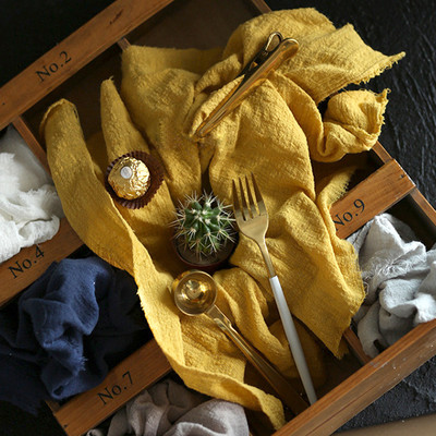 Pamut vászonszövet Professzionális fényképészeti kellékek finom ételek díszítéséhez Fotografia Photo Studio asztali fotózási kellékek