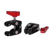 Višenamjenska stezaljka s kuglastom glavom Stezaljka s kugličnom montažom Magic Arm Super stezaljka s navojem 1/4"-20 za monitor s kavezom kamere/LED svjetlo