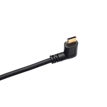 Καλώδιο USB 20 cm για iPhone Type C Κοντό 2.4A Καλώδιο γρήγορης φόρτισης Ebow 90 μοιρών USB C καλώδιο δεδομένων Micro USB για όλα τα smartphone