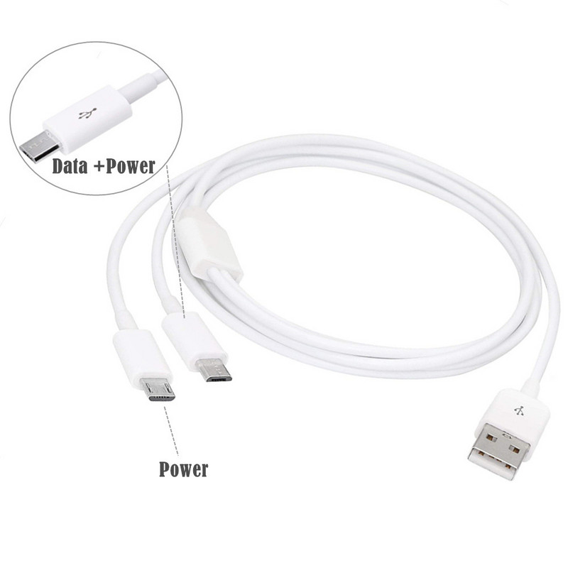 1.5M USB 2.0 tip A muški na 4 3 mikro USB muški razdjelnik Y kabel za punjenje datum kabel za Huawei Samsung Xiaomi Mobile Laptop Bank