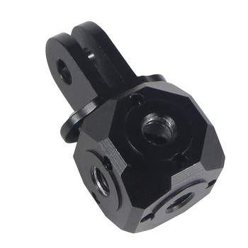 Universal 1/4 3/8 Screw Hole Adapter Dual Magic Cubic Mount Cube Brack for Tripod Microphone Photography Equipment