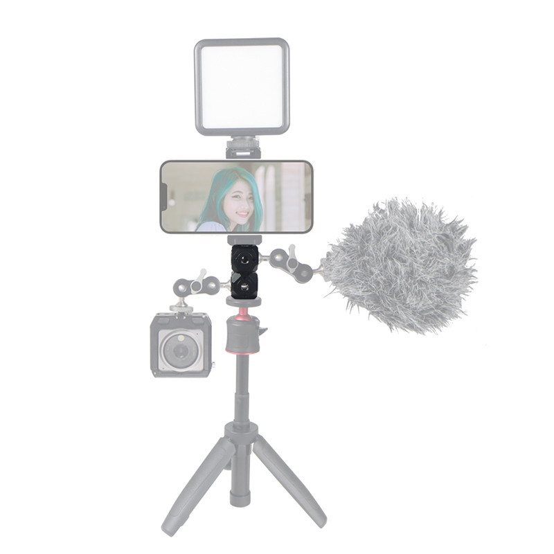 Univerzalni 1/4 3/8 adapter s rupom za vijke Dual Magic Cubic Mount Cube Nosač za stativ Mikrofon Dodatna oprema za fotografsku opremu