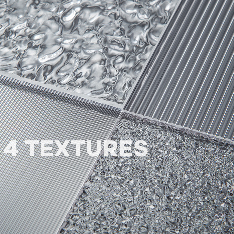 Placă cu textură transparentă Placă acrilică Ondură de apă Rezită foto pentru studio fotografic Produs în natură moartă Fotografiere comercială