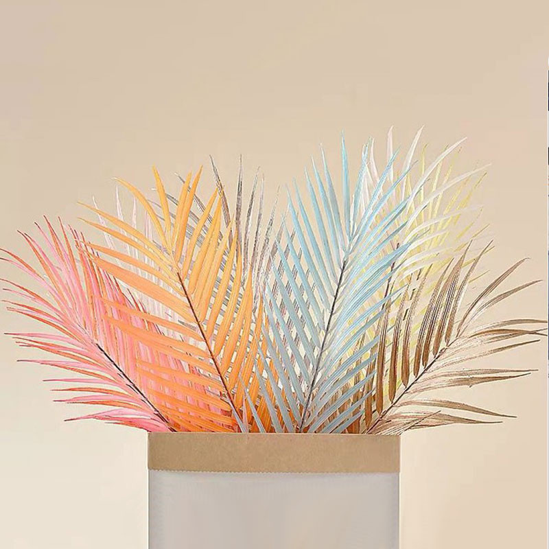 Novo simulirano lišće Pozadina za fotografiranje Rekviziti za snimanje Soba Foto studio Vjenčana dekoracija Bijelo ružičasto narančasto lišće 9 boja