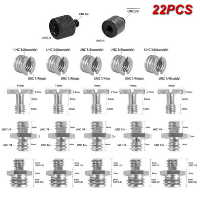 Convertor de 1/4 inch la 3/8 inch, mascul, femela