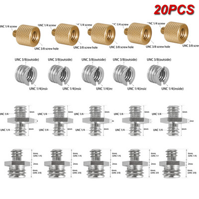 Convertor de 1/4 inch la 3/8 inch, mascul, femela