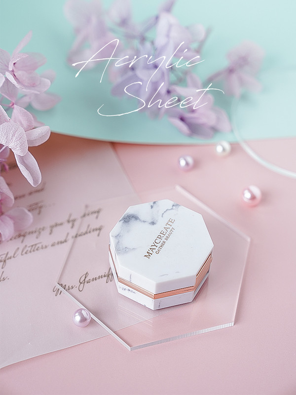 Grosime 3 mm Foaie acrilică transparentă Recuzită pentru fotografie Life Photo Fotografia Recuzită pentru bijuterii, cosmetice, instrumente de machiaj