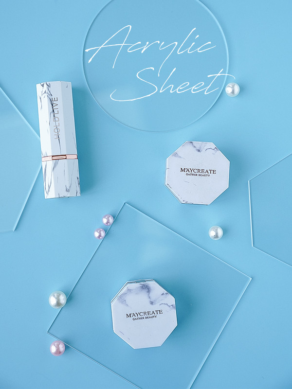 Grosime 3 mm Foaie acrilică transparentă Recuzită pentru fotografie Life Photo Fotografia Recuzită pentru bijuterii, cosmetice, instrumente de machiaj