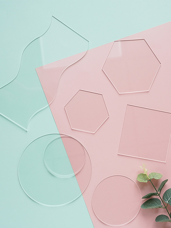 Grosime 3 mm Foaie acrilică transparentă Recuzită pentru fotografie Life Photo Fotografia Recuzită pentru bijuterii, cosmetice, instrumente de machiaj