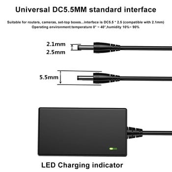 18650 Lithium Battery Charger 16,8V 2A Li-ion Battery Charger for 21V 1A 8,4V 2A Smart Charger 18650 Battery Pack DC 5,5*2,1 MM