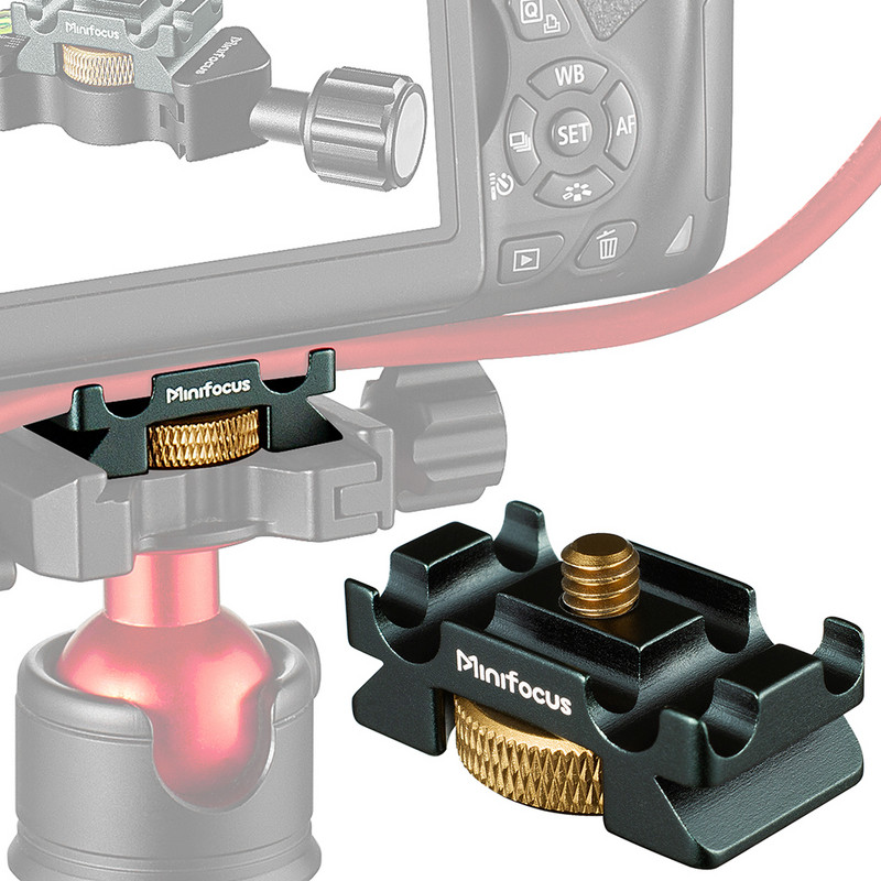 Mini Tether DSLR fotoaparat Digitalni USB kabel Zaključavanje kopča Stezaljka Zaštitnik Montaža na tronožac fotoaparata Ploča za brzo otpuštanje Kabeli za vezivanje