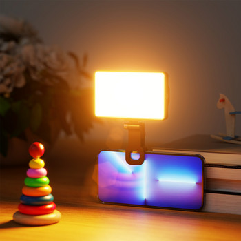 Мини Clip-On Phone Led Fill Light Lamp за iPhone Samsung Huawei Xiaomi Компютър Лаптоп Конферентни видео светлини на камерата