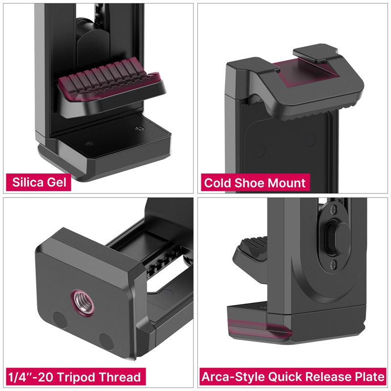 Suport universal pentru trepied pentru tabletă Ulanzi U-Pad II pentru dimensiunea 100MM-230MM iPad Air Pro Mini cu șurub 1/4 pantof rece pentru microfon