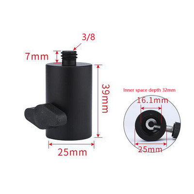 kamera lámpa tartó led vaku 1/4 vagy 3/8 fényképezési lámpa tartó adapter állvány átalakító interfész Fényképészeti tartozékok