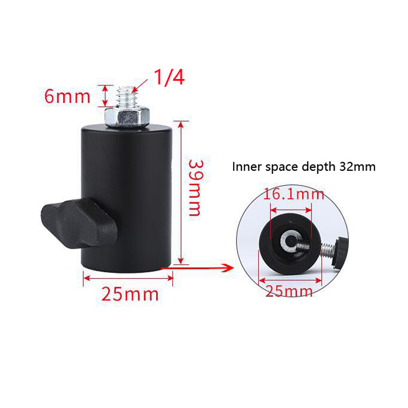 kamera lámpa tartó led vaku 1/4 vagy 3/8 fényképezési lámpa tartó adapter állvány átalakító interfész Fényképészeti tartozékok