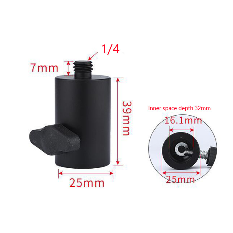 kamera lámpa tartó led vaku 1/4 vagy 3/8 fényképezési lámpa tartó adapter állvány átalakító interfész Fényképészeti tartozékok