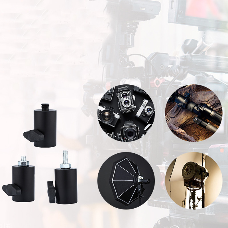 kamera lámpa tartó led vaku 1/4 vagy 3/8 fényképezési lámpa tartó adapter állvány átalakító interfész Fényképészeti tartozékok