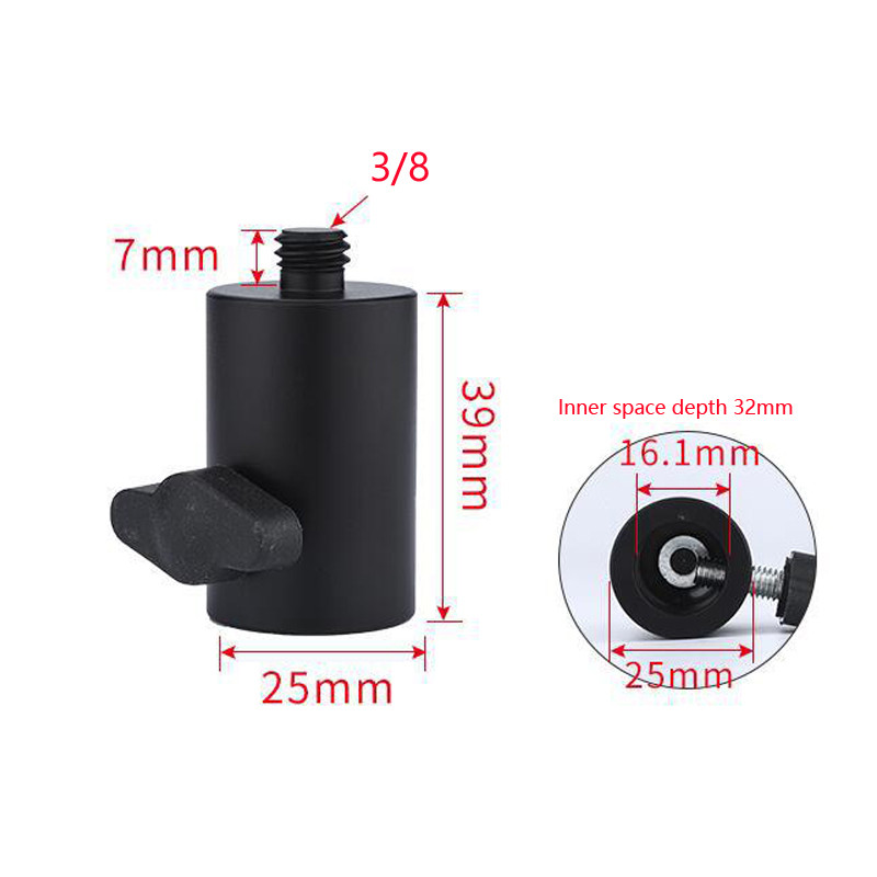 kamera lámpa tartó led vaku 1/4 vagy 3/8 fényképezési lámpa tartó adapter állvány átalakító interfész Fényképészeti tartozékok