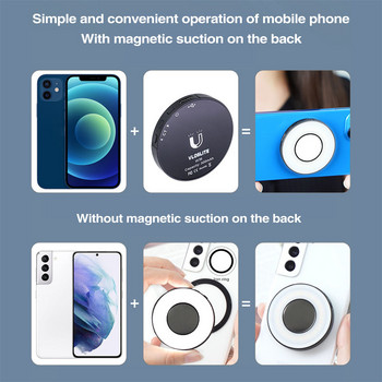 Universal Magnetic Led Ring Fill Light Phone Selfie Light για Magsafe Iphone 12 13 14 Series Android Light Video for Makeup Vlog