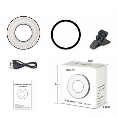 Univerzalno magnetsko LED prstenasto svjetlo za punjenje telefona Selfie svjetlo za Magsafe Iphone 12 13 14 serije Android Video svjetlo za šminku Vlog