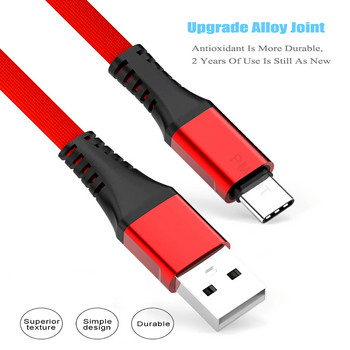 30 см къс usb кабел за Type C Iphone Micro USB 3A Адаптерни кабели за бързо зареждане за iphone 13 12 11 pro max за Xiaomi Huawei