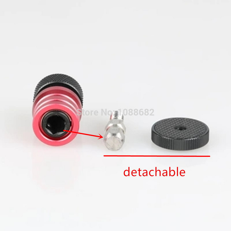 Jadkinsta állványfejek gyorskioldó mini golyósfej a Friction Magic Arm monitorhoz LED világítással levehető gömbfej 1/4