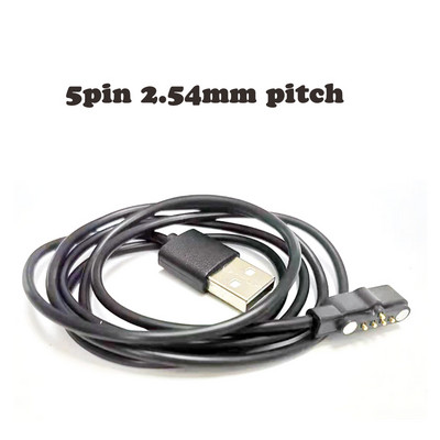 1kom 5-pinski USB 2,54 mm Pogo magnetni kabel za dječji pametni sat Kabel za punjenje Kabel za punjenje za A20 A20S TD05 V6G magnetski punjač