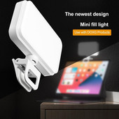 Szelfi fény, csíptetős LED lámpa telefonhoz laptop táblagéphez számítógépes telefon összecsukható lámpák videokonferencia fotózáshoz sminkekhez