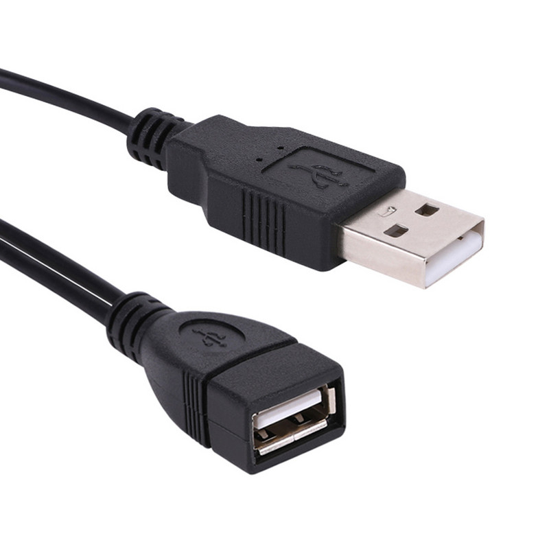 USB 2.0 A dugós csatlakozó 2 dupla USB A dugaszoló aljzat Y elosztó Hub adapter Kábel 0,3 m 1 m