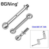Vijak s kuglastim završetkom od nehrđajućeg čelika 12 mm s dvostrukom glavom 1/4" navoj za stezaljku za monitor Hotshoe Nosač kamere Magic Arm Extension Rod
