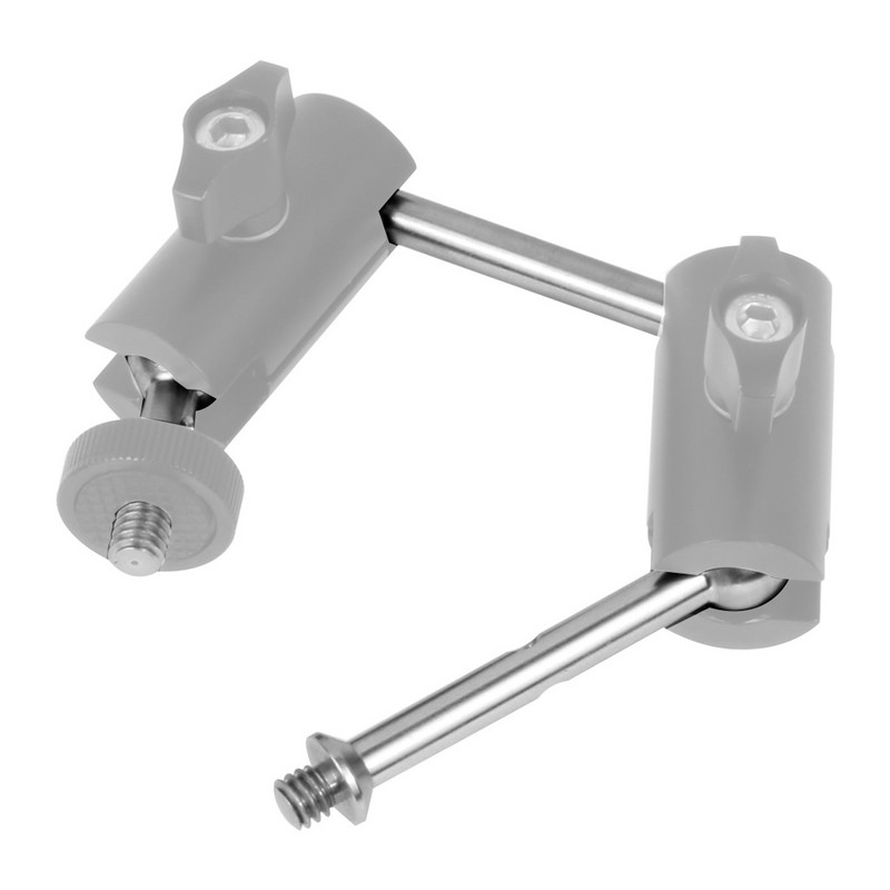 Vijak s kuglastim završetkom od nehrđajućeg čelika 12 mm s dvostrukom glavom 1/4" navoj za stezaljku za monitor Hotshoe Nosač kamere Magic Arm Extension Rod