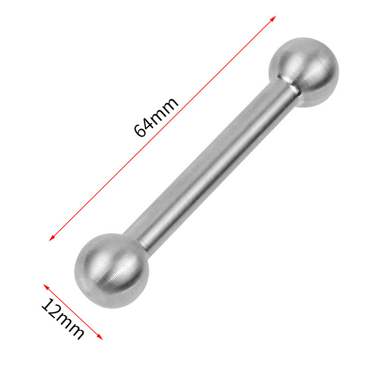 Vijak s kuglastim završetkom od nehrđajućeg čelika 12 mm s dvostrukom glavom 1/4" navoj za stezaljku za monitor Hotshoe Nosač kamere Magic Arm Extension Rod